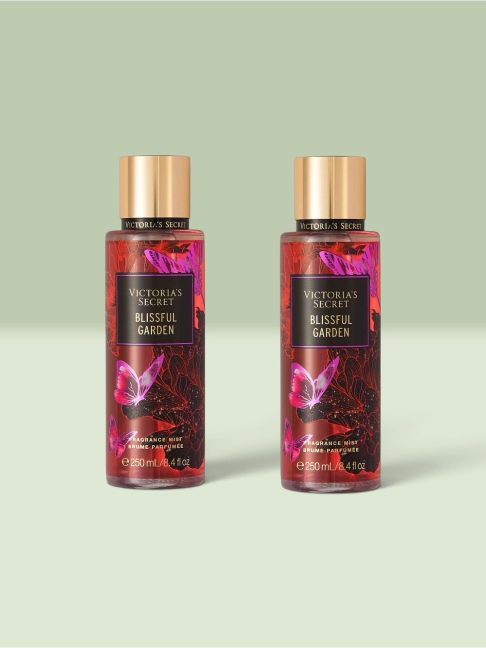 Victoria's Secret BLISSFUL GARDEN Fragrance Mist ~ 8.4 fl.oz. ( Lot of 2 )